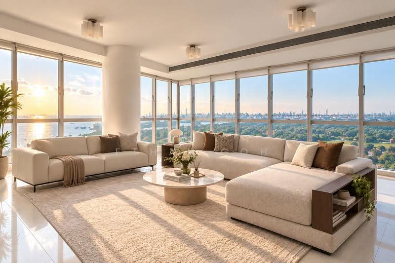 Reflections at Keppel Bay, 1 Keppel Bay View, Harbourfront / Telok Blangah, 4 Bedrooms, 2,465 sqft, Condominium For Sale, by Ethan Goh, 500267256 - Living Room - PropertyGuru.com.sg
