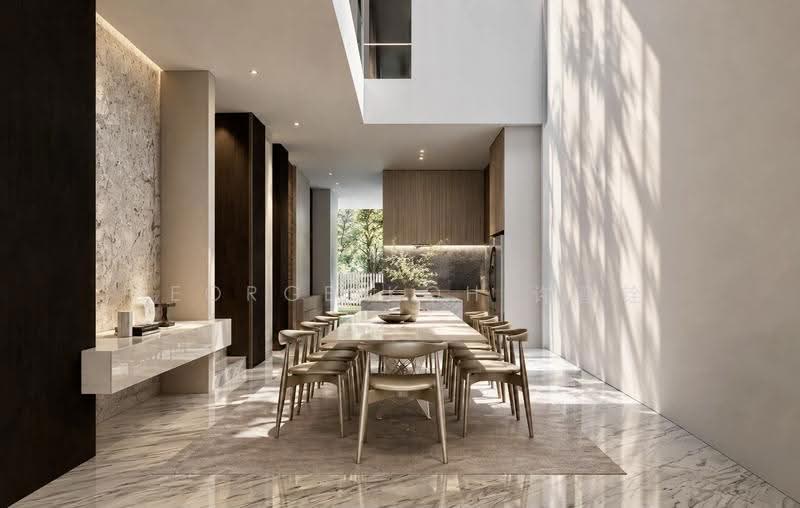 Brand New Luxury Terrace Mins to Lorong Chuan MRT, Hougang / Punggol / Sengkang, 6 Bedrooms, 7,951 sqft, Terraced House For Sale, by George Koh 许晋铨, 500267271 - Dining Room - PropertyGuru.com.sg