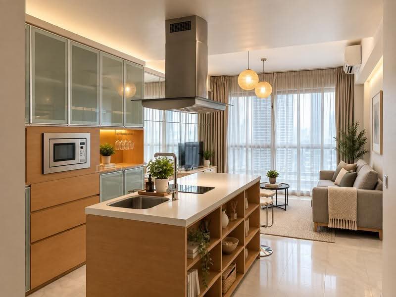 The Clift, 21 McCallum Street, Boat Quay / Raffles Place / Marina, 1 Bedroom, 527 sqft, Apartment For Rent, by Douglas Goh, 500267283 - Kitchen - PropertyGuru.com.sg