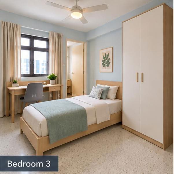 517 Bedok North Avenue 2, 517 Bedok North Avenue 2, Bedok / Upper East Coast, 3 Bedrooms, 990 sqft, HDB Flat For Sale, by MARK WOO  胡国华, 500267298 - Bedroom - PropertyGuru.com.sg