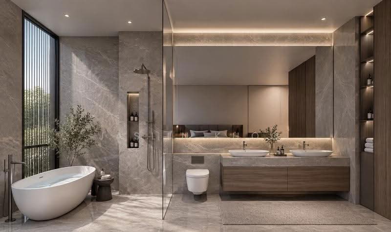 District 19 Luxury Brand New Terrace Home at Lor Chuan, Hougang / Punggol / Sengkang, 6 Bedrooms, 7,951 sqft, Terraced House For Sale, by Jaslin Khoo, 500267300 - Bathroom - PropertyGuru.com.sg