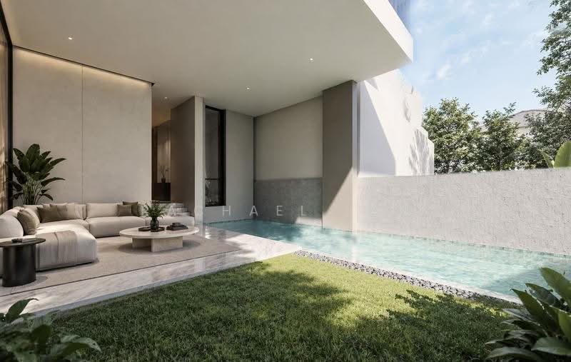 Brand New Luxury Terrace near to Lor Chuan MRT, Hougang / Punggol / Sengkang, 6 Bedrooms, 7,951 sqft, Terraced House For Sale, by Rachael Low, 500267305 - Living Room - PropertyGuru.com.sg
