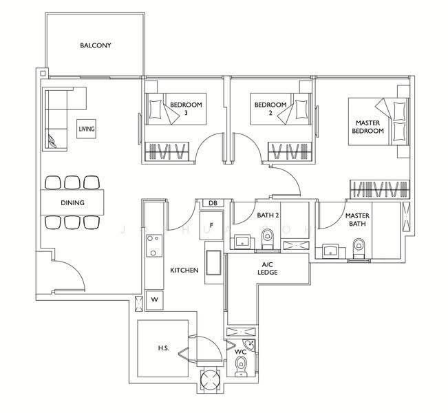 The Luxurie, 19 Compassvale Road, Hougang / Punggol / Sengkang, 3 Bedrooms, 1,001 sqft, Condominium For Sale, by Joshua Soh, 500267368 - PropertyGuru.com.sg