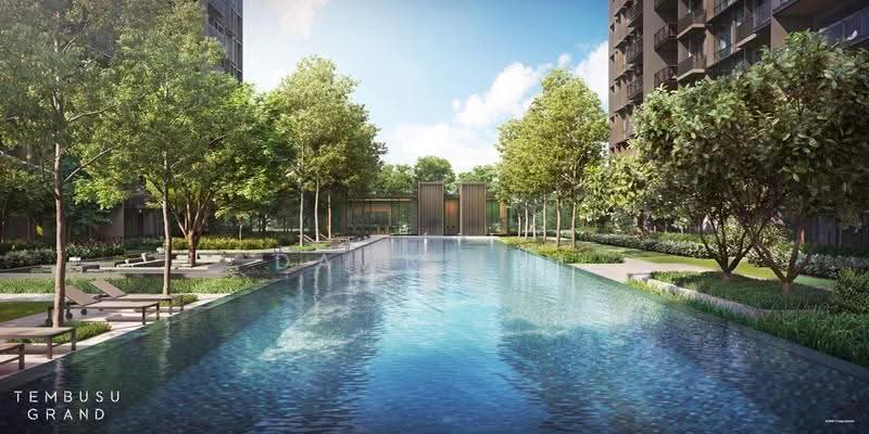 Tembusu Grand, 96 Jalan Tembusu, East Coast / Marine Parade, 2 Bedrooms, 743 sqft, Condominium For Sale, by Dawn Lim, 500267386 - Pool - PropertyGuru.com.sg