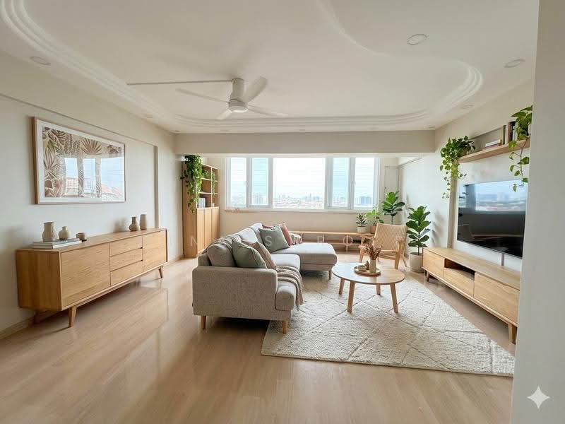 115 Bedok Reservoir Road, 115 Bedok Reservoir Road, Bedok / Upper East Coast, 3 Bedrooms, 1,614 sqft, HDB Flat For Sale, by Tina Shroff, 500267392 - AI generated living room - PropertyGuru.com.sg