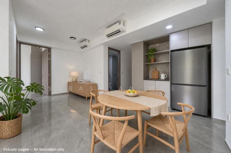 Norwood Grand, Admiralty / Woodlands, 3 Bedrooms, 904 sqft, Condominium For Rent, by Sebastian Wee, 500267430 - Dining & Common Area - PropertyGuru.com.sg