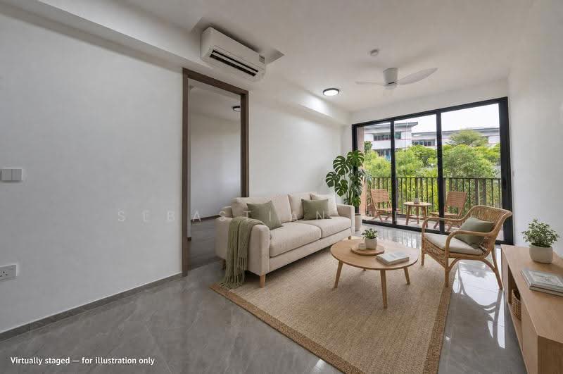 Norwood Grand, Admiralty / Woodlands, 3 Bedrooms, 904 sqft, Condominium For Rent, by Sebastian Wee, 500267430 - Living Room - 1 - PropertyGuru.com.sg