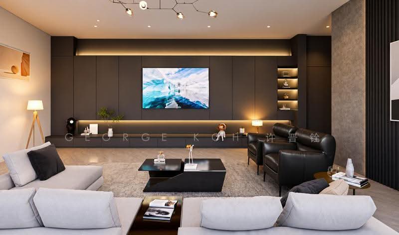 Luxury Brand New Semi Detached Home at Katong, East Coast / Marine Parade, 5 Bedrooms, 6,311 sqft, Semi-Detached House For Sale, by George Koh 许晋铨, 500267433 - Living Room - PropertyGuru.com.sg