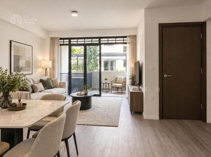 Avenue South Residence, 1 Silat Avenue, Alexandra / Commonwealth, 3 Bedrooms, 947 sqft, Condominium For Rent, by Geraldine Koh, 500267561 - Living Room - PropertyGuru.com.sg