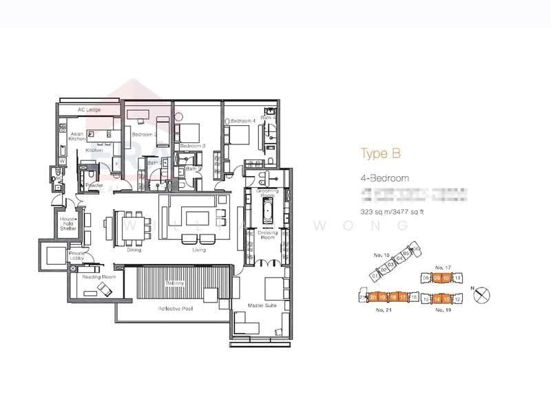 Nassim Park Residences, 19 Nassim Road, Tanglin / Holland / Bukit Timah, 4 Bedrooms, 3,477 sqft, Condominium For Sale, by William Wong, 500267568 - PropertyGuru.com.sg