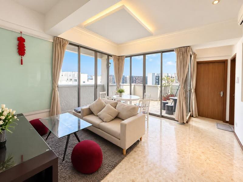 The Florida, 78 Hougang Avenue 7, Hougang / Punggol / Sengkang, Room Rental, 150 sqft, Condominium For Rent, by Alvin Chiam, 500267570 - Living Room - PropertyGuru.com.sg