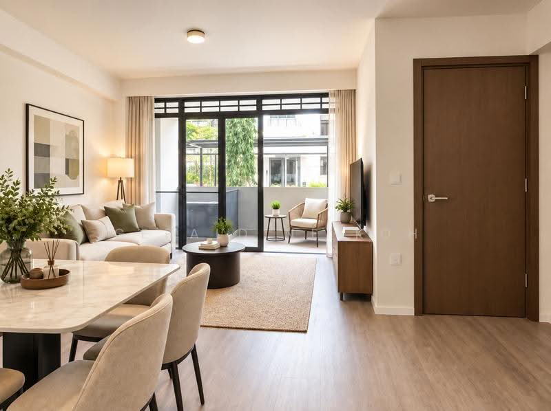 Avenue South Residence, 1 Silat Avenue, Alexandra / Commonwealth, 3 Bedrooms, 947 sqft, Condominium For Sale, by Geraldine Koh, 500267577 - Living Room - PropertyGuru.com.sg