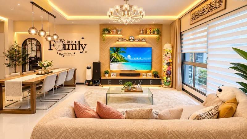 326D Anchorvale Road, 326D Anchorvale Road, Hougang / Punggol / Sengkang, 3 Bedrooms, 1,205 sqft, HDB Flat For Sale, by James Yeo, 500267593 - Living Room - PropertyGuru.com.sg