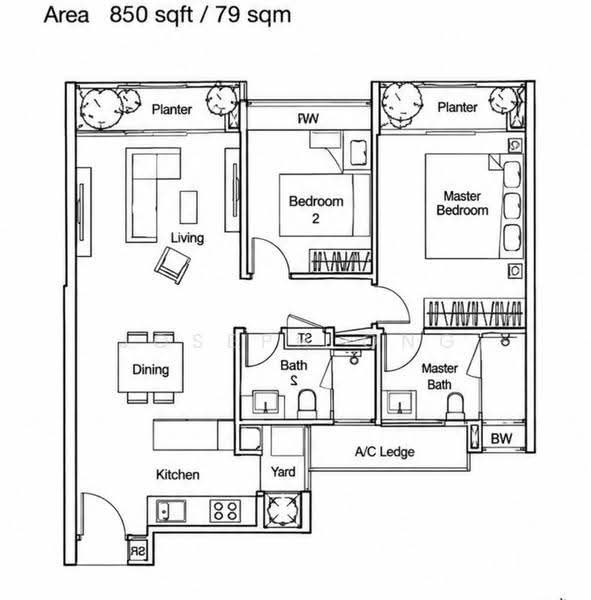 Optima @ Tanah Merah, 78 Tanah Merah Kechil Avenue, Bedok / Upper East Coast, 2 Bedrooms, 850 sqft, Condominium For Rent, by Joseph Ong, 500267727 - PropertyGuru.com.sg