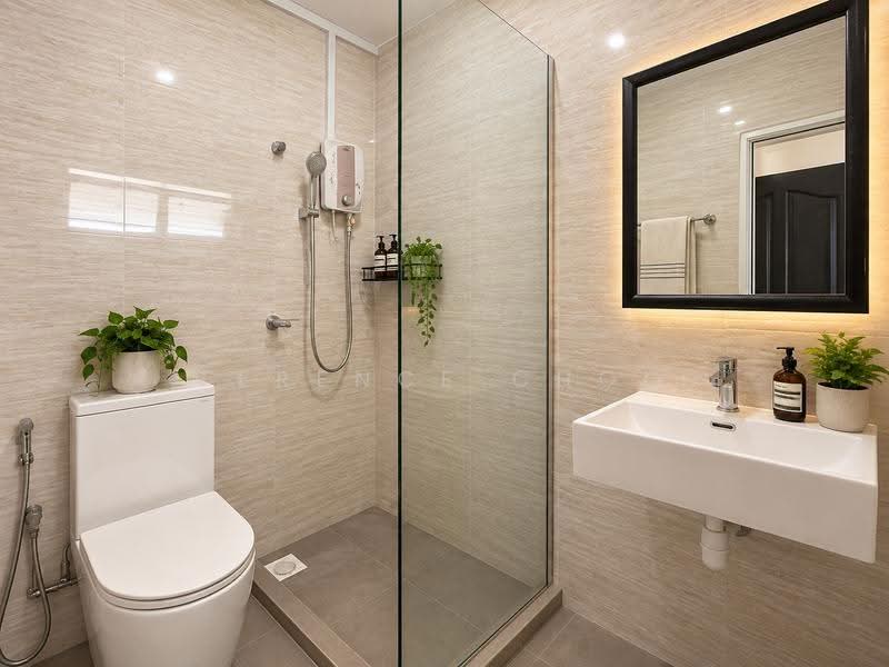 538 Hougang Street 52, 538 Hougang Street 52, Hougang / Punggol / Sengkang, 4 Bedrooms, 1,582 sqft, HDB Flat For Sale, by Terence Choo, 500267847 - Master Bath - PropertyGuru.com.sg