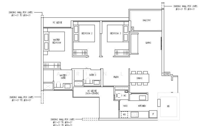 Amberwood at Holland, Tanglin / Holland / Bukit Timah, 3 Bedrooms, 958 sqft, Condominium For Sale, by Adrian Lum, 500267850 - PropertyGuru.com.sg