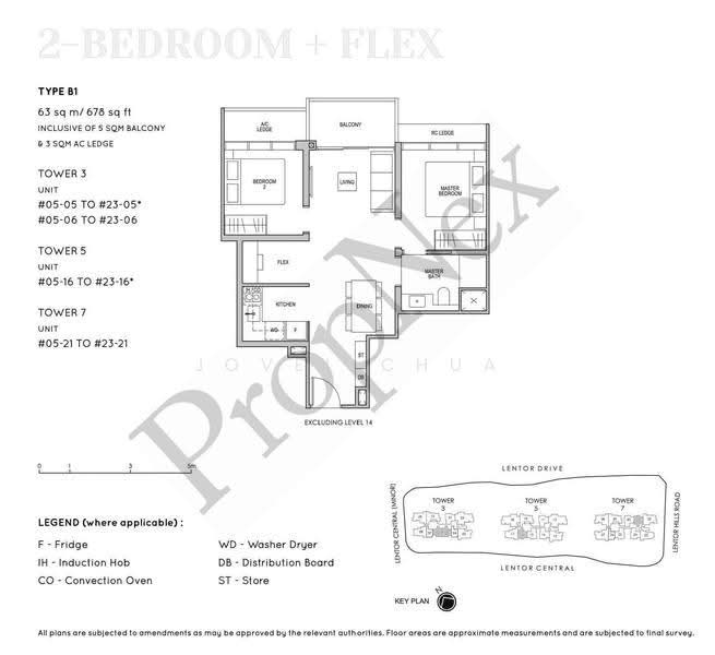 Lentor Modern, Lentor Central, Mandai / Upper Thomson, 2 Bedrooms, 678 sqft, Condominium For Rent, by Jovel Chua, 500267870 - PropertyGuru.com.sg