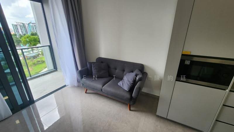 Parc Clematis, 8F Jalan Lempeng, Buona Vista / West Coast / Clementi New Town, 1 Bedroom, 452 sqft, Condominium For Sale, by Kareen Tan 陳約廷, 500267900 - Living Room - PropertyGuru.com.sg