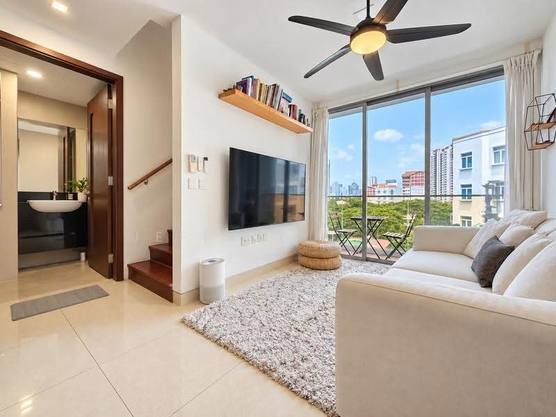 Centra Residence, 8 Lorong 7 Geylang, Eunos / Geylang / Paya Lebar, 2 Bedrooms, 958 sqft, Condominium For Sale, by Jeffrey Zeus, 500267926 - Living Room - PropertyGuru.com.sg