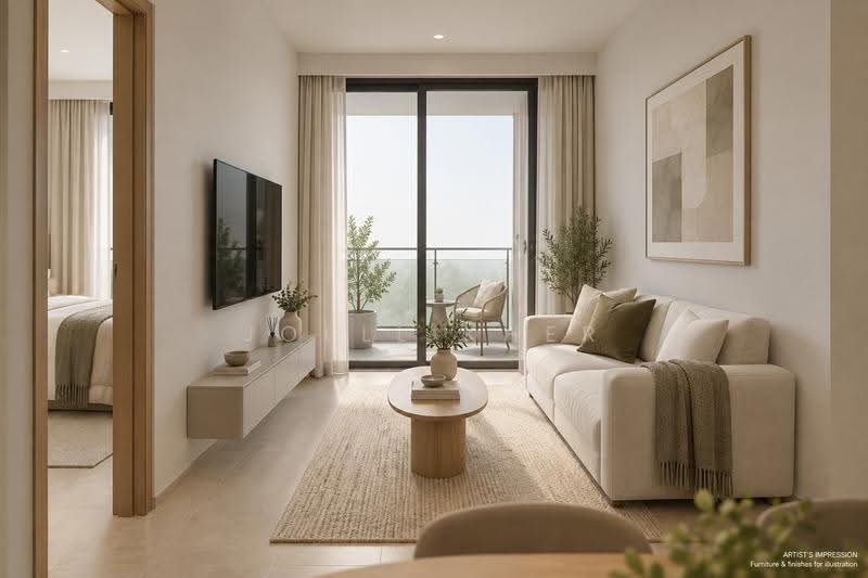 Union Square Residences, 28 Havelock Road,, Boat Quay / Raffles Place / Marina, 1 Bedroom, 506 sqft, Condominium For Sale, by Joell Kher, 500267935 - Living Room - PropertyGuru.com.sg