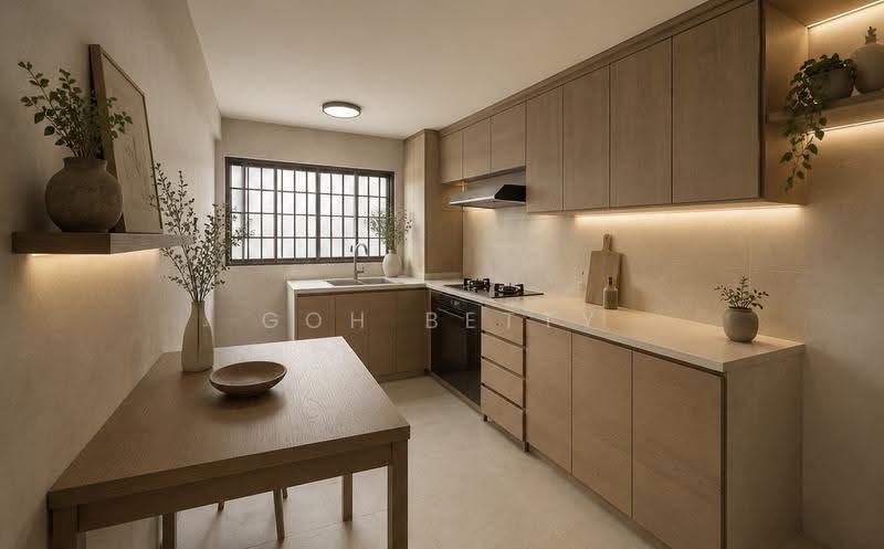 812 Tampines Avenue 4, 812 Tampines Avenue 4, Pasir Ris / Tampines, 3 Bedrooms, 980 sqft, HDB Flat For Sale, by Goh Betty, 500267960 - Kitchen (Artist Impression) - PropertyGuru.com.sg