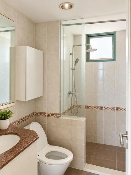 Yew Mei Green, 52 Choa Chu Kang North 6, Dairy Farm / Bukit Panjang / Choa Chu Kang, 3 Bedrooms, 1,292 sqft, Condominium For Sale, by Joanne Wang, 500267975 - Bathroom - PropertyGuru.com.sg