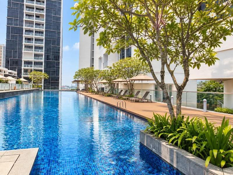 Waterbank at Dakota, 70 Dakota Crescent, Eunos / Geylang / Paya Lebar, 2 Bedrooms, 800 sqft, Condominium For Rent, by Ethan Tan, 500267997 - Lap Pool - PropertyGuru.com.sg