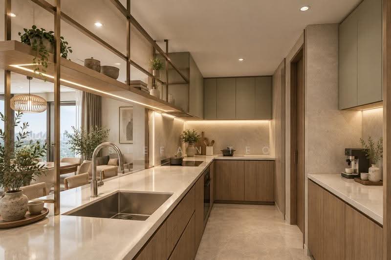 BRAND NEW FREEHOLD 3BEDDER, 1206SQFT NEAR TANJONG PAGAR MRT, Chinatown / Tanjong Pagar, 3 Bedrooms, 1,206 sqft, Condominium For Sale, by Stefan Teo, 500268021 - Kitchen - PropertyGuru.com.sg