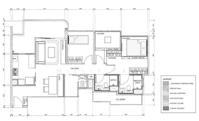 Hundred Palms Residences, 276 Yio Chu Kang Road, Hougang / Punggol / Sengkang, 3 Bedrooms, 1,055 sqft, Condominium For Sale, by Millie Tan, 500268045 - PropertyGuru.com.sg