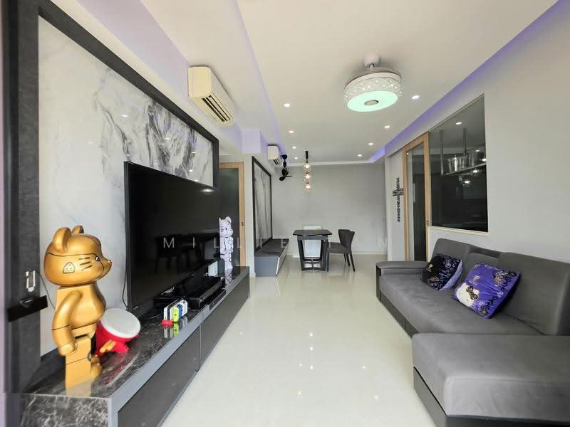 Hundred Palms Residences, 276 Yio Chu Kang Road, Hougang / Punggol / Sengkang, 3 Bedrooms, 1,055 sqft, Condominium For Sale, by Millie Tan, 500268045 - Living Room - PropertyGuru.com.sg