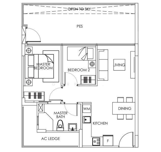 The Bently Residences@Kovan, 30 Kovan Road, Hougang / Punggol / Sengkang, 2 Bedrooms, 775 sqft, Apartment For Rent, by GERRAD ., 500268048 - PropertyGuru.com.sg