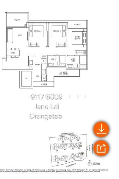 Amberwood at Holland, Tanglin / Holland / Bukit Timah, 3 Bedrooms, 872 sqft, Condominium For Sale, by Jane Lai, 500268093 - PropertyGuru.com.sg