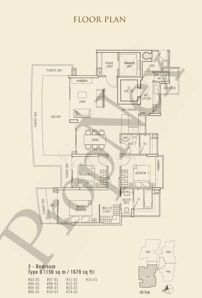 Bellerive, 9 Keng Chin Road, Tanglin / Holland / Bukit Timah, 3 Bedrooms, 1,679 sqft, Condominium For Sale, by Wilson Kong, 500268112 - PropertyGuru.com.sg