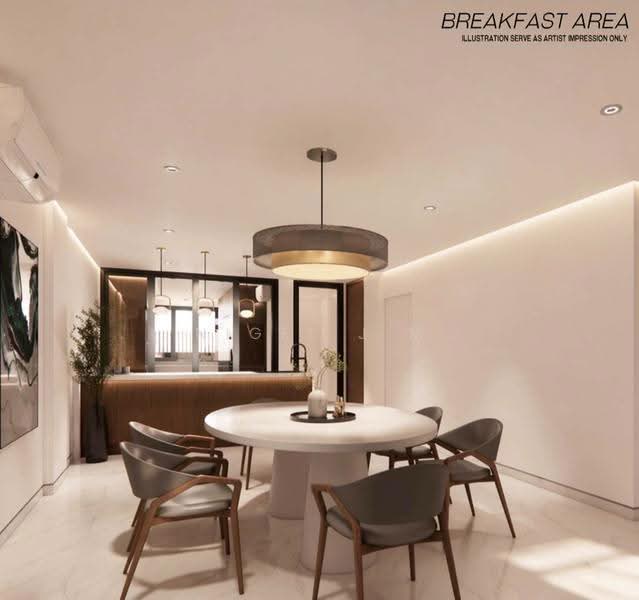 D20 BRAND NEW REBUILT INTER-TERRACE | FREEHOLD | MODERN LUXURY, Upp Thomson | Sembawang hills | Lower Peirce, Ang Mo Kio / Bishan / Thomson, 6 Bedrooms, 5,600 sqft, Terraced House For Sale, by Nigel J M, 500268153 - Dining Room - PropertyGuru.com.sg