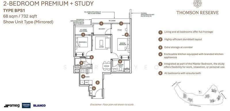 Thomson Reserve, Bright Hill Drive, Ang Mo Kio / Bishan / Thomson, 2 Bedrooms, 732 sqft, Condominium For Sale, by Sherry Yeo, 500268256 - PropertyGuru.com.sg