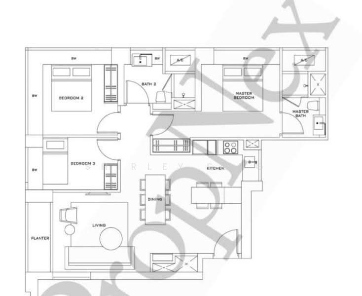 Skysuites @ Anson, 8 Enggor Street, Chinatown / Tanjong Pagar, 3 Bedrooms, 958 sqft, Condominium For Rent, by Shirley Seng, 500268276 - PropertyGuru.com.sg