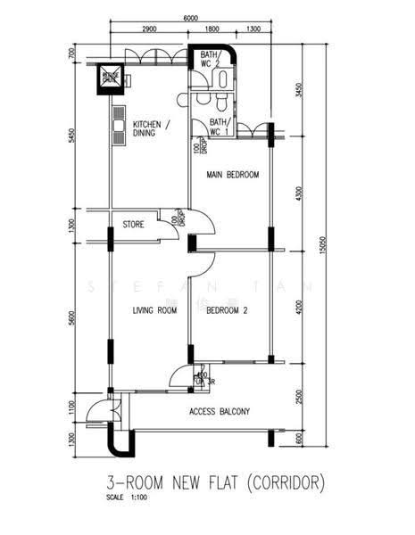 230 Serangoon Avenue 4, 230 Serangoon Avenue 4, Hougang / Punggol / Sengkang, 2 Bedrooms, 721 sqft, HDB Flat For Rent, by Stefan Tan 陳俊豪, 500268278 - Kitchen - PropertyGuru.com.sg