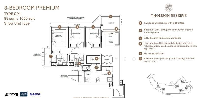 Thomson Reserve, Bright Hill Drive, Ang Mo Kio / Bishan / Thomson, 3 Bedrooms, 1,055 sqft, Condominium For Sale, by Sherry Yeo, 500268282 - PropertyGuru.com.sg