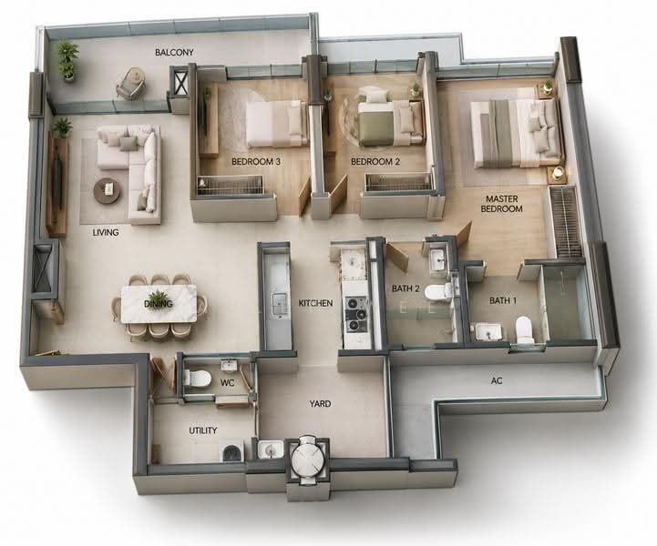 Treasure Crest, 50 Anchorvale Crescent, Hougang / Punggol / Sengkang, 3 Bedrooms, 1,152 sqft, Condominium For Sale, by Allen Wee, 500268315 - PropertyGuru.com.sg