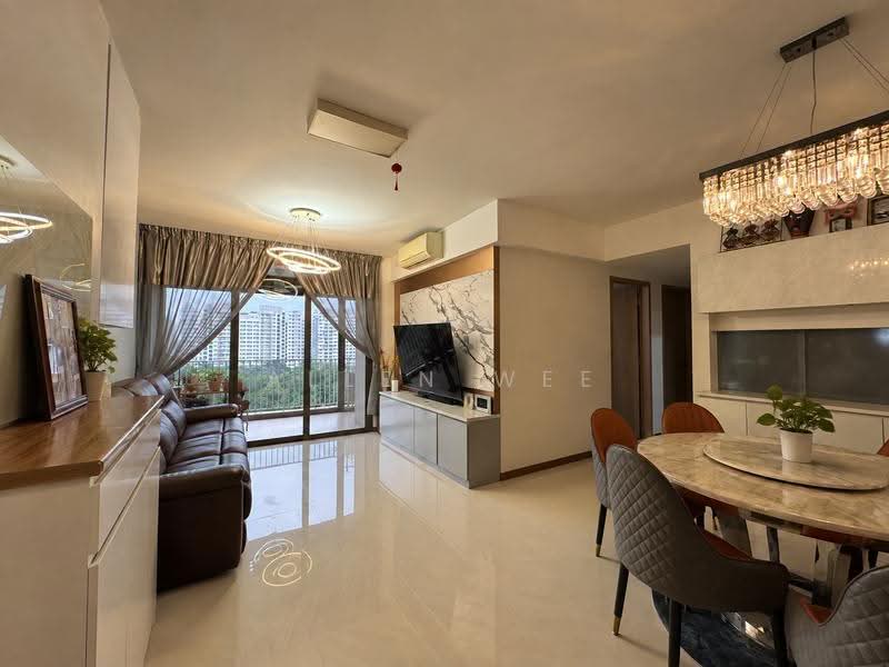 Treasure Crest, 50 Anchorvale Crescent, Hougang / Punggol / Sengkang, 3 Bedrooms, 1,152 sqft, Condominium For Sale, by Allen Wee, 500268315 - Living Room - PropertyGuru.com.sg
