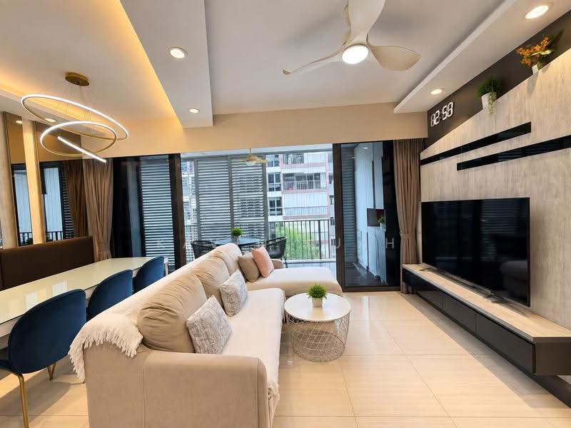 Bellewoods, 118 Woodlands Avenue 5, Admiralty / Woodlands, 4 Bedrooms, 1,227 sqft, Condominium For Sale, by Kavin Kuah, 500268344 - Living Room - PropertyGuru.com.sg