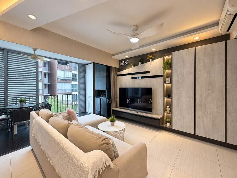 Bellewoods, 118 Woodlands Avenue 5, Admiralty / Woodlands, 4 Bedrooms, 1,227 sqft, Condominium For Sale, by Kavin Kuah, 500268344 - Living Room - PropertyGuru.com.sg