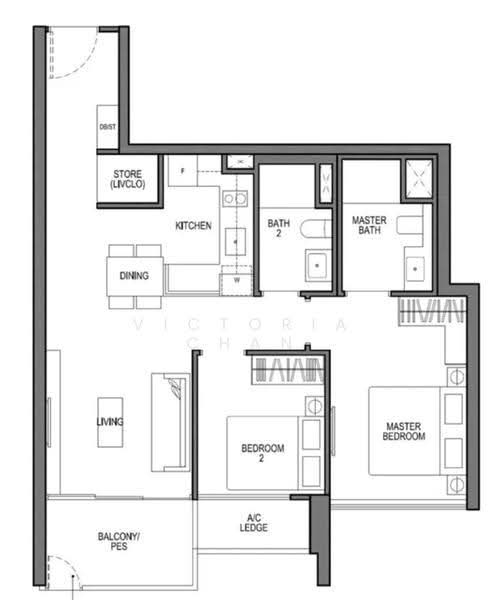 Seaside Residences, 18 Siglap Link, East Coast / Marine Parade, 2 Bedrooms, 786 sqft, Apartment For Rent, by Victoria Chan, 500268357 - Store - PropertyGuru.com.sg