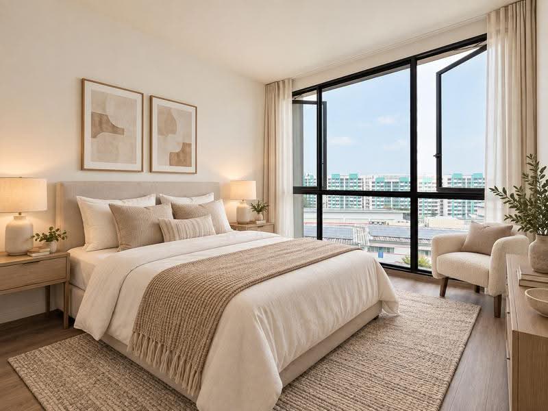 Norwood Grand, 8 Champions Way, Admiralty / Woodlands, 2 Bedrooms, 710 sqft, Condominium For Rent, by Swan ., 500268378 - Bedroom - PropertyGuru.com.sg
