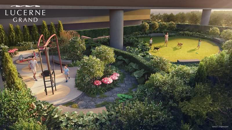 Lucerne Grand, Lakeside Drive, Boon Lay / Jurong / Tuas, 3 Bedrooms, 1,001 sqft, Condominium For Sale, by Nicole Lim, 500268384 - Garden - PropertyGuru.com.sg