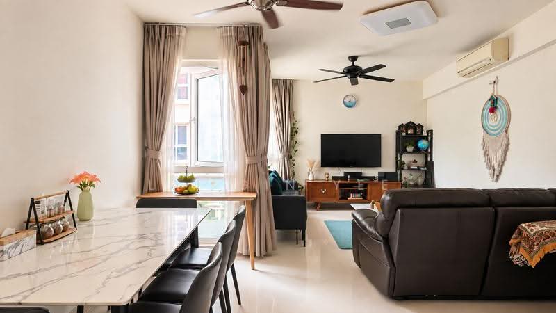 Savannah Condopark, 65 Simei Rise, Pasir Ris / Tampines, 3 Bedrooms, 1,238 sqft, Condominium For Sale, by Lai Gin Yee, 500268389 - Living Room - PropertyGuru.com.sg