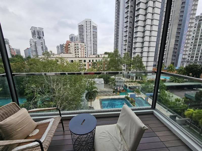 Ventuno Balmoral, 21 Balmoral Road, Tanglin / Holland / Bukit Timah, 3 Bedrooms, 1,313 sqft, Condominium For Sale, by Tiffany Sheng, 500268456 - Balcony - PropertyGuru.com.sg