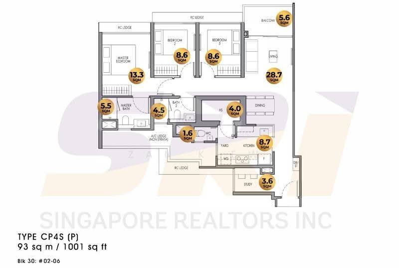 Lucerne Grand, Lakeside Drive, Boon Lay / Jurong / Tuas, 3 Bedrooms, 1,001 sqft, Condominium For Sale, by Zan Kiew, 500268516 - PropertyGuru.com.sg
