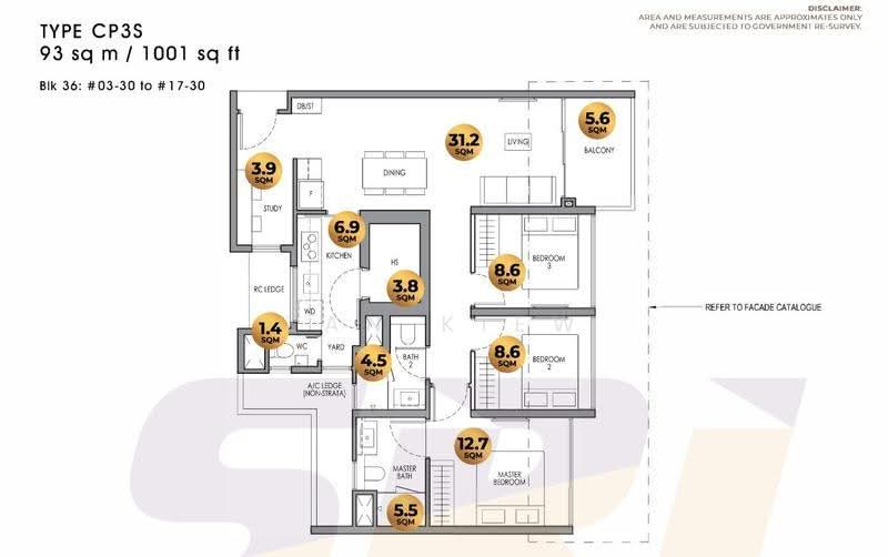 Lucerne Grand, Lakeside Drive, Boon Lay / Jurong / Tuas, 3 Bedrooms, 1,001 sqft, Condominium For Sale, by Zan Kiew, 500268516 - PropertyGuru.com.sg
