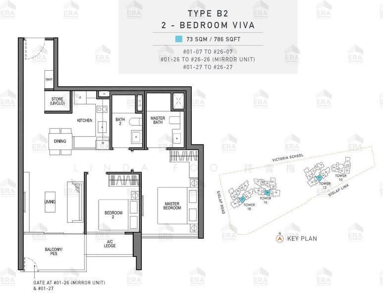 Seaside Residences, 10 Siglap Link, East Coast / Marine Parade, 2 Bedrooms, 786 sqft, Apartment For Rent, by Linda Foo 符雪梅, 500268519 - PropertyGuru.com.sg